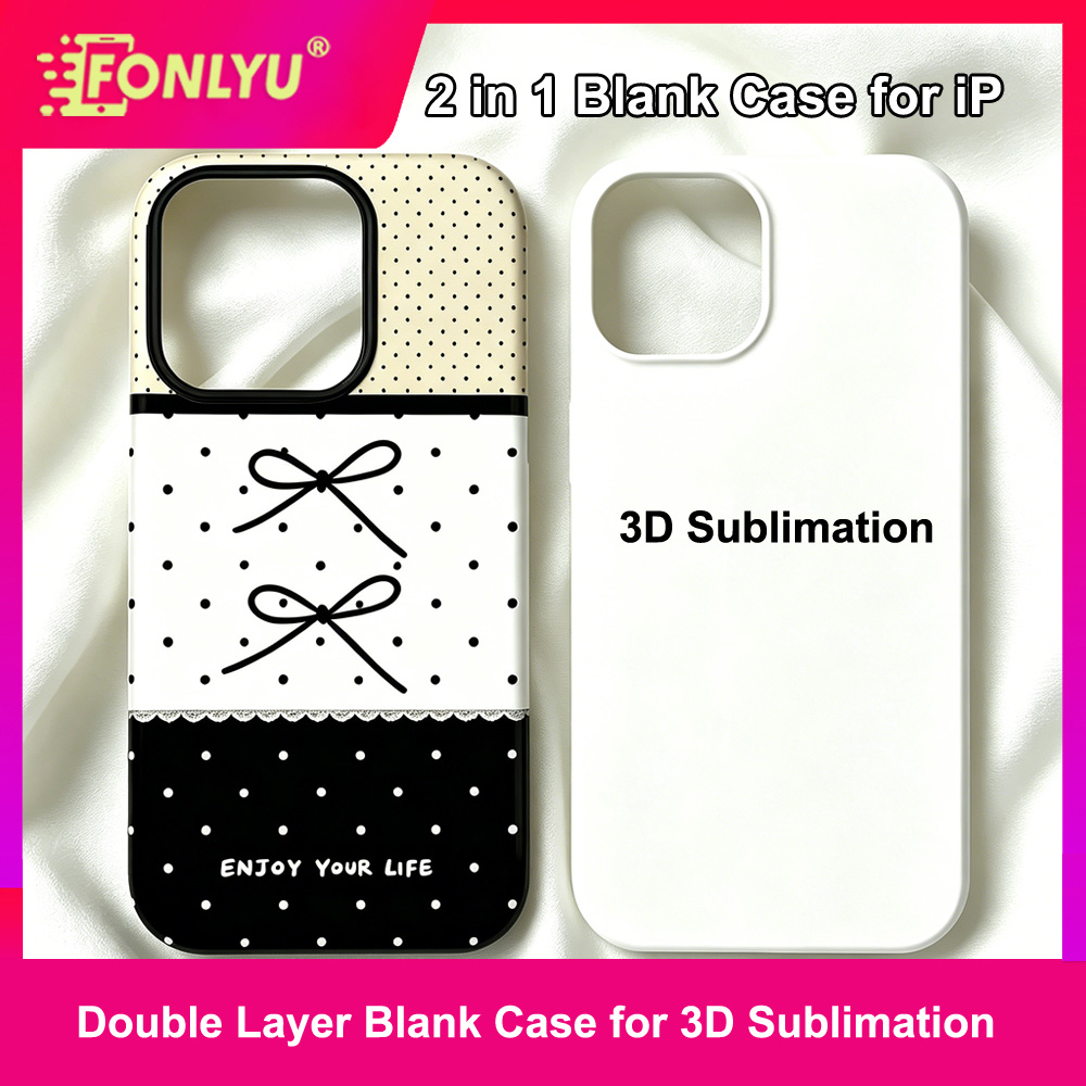 FONLYU 2 in 1 3D Sublimation B - đánh giá và giá Phone Case Blank Print