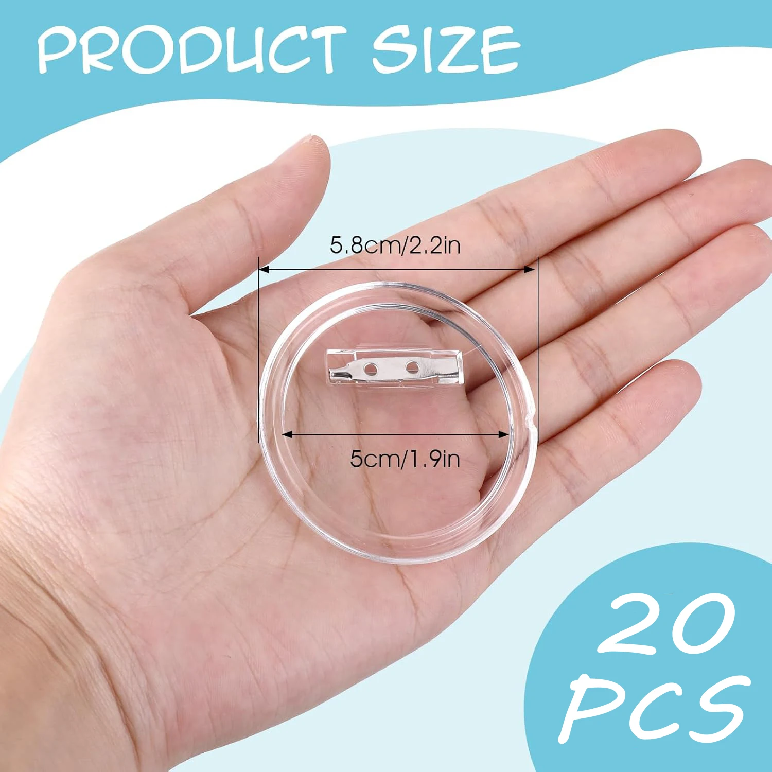 5-20PCS Buttons Blanks with Pi - đánh giá và giá Button Badge Blank