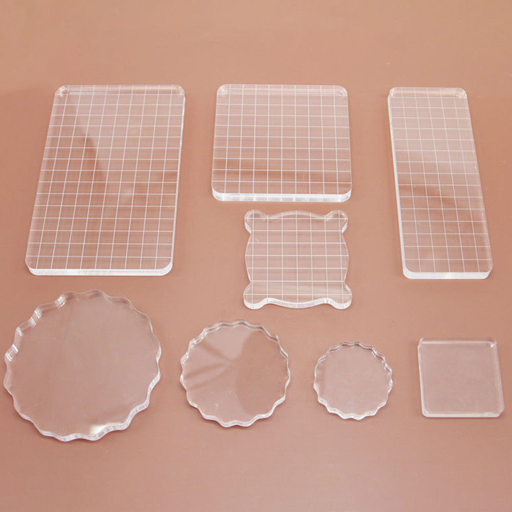 Clear Acrylic Stamp Block Use  - đánh giá và giá Photo Acrylic Block