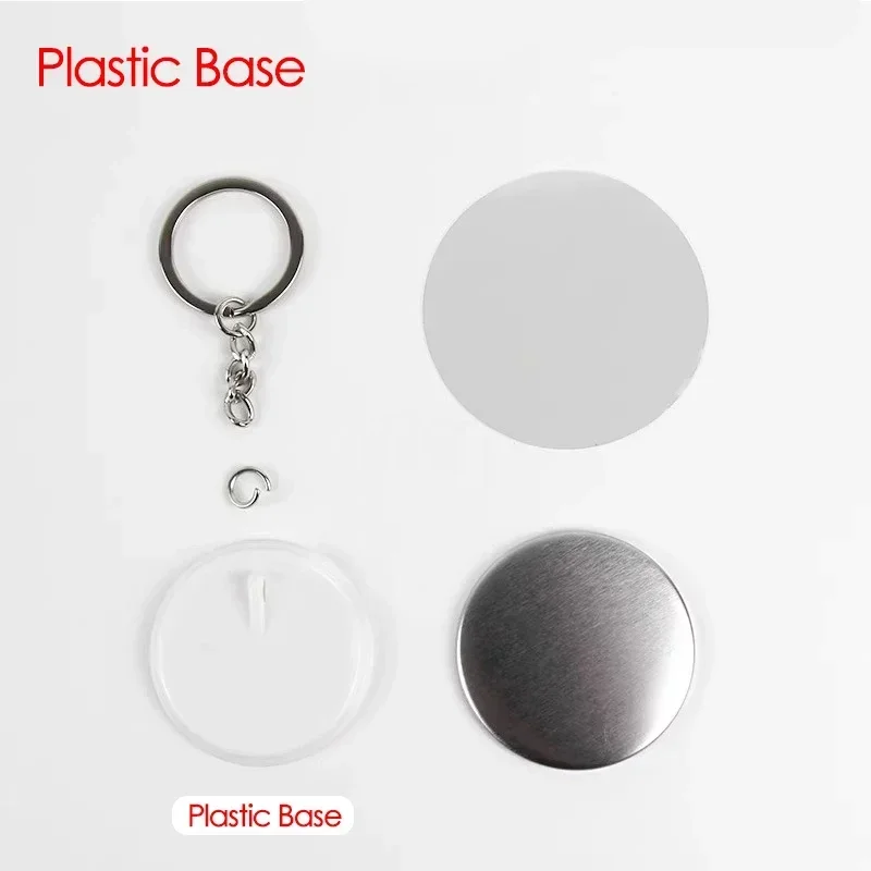 100PCS 44mm 58mm Keychains Bad - đánh giá và giá Button Badge Blank
