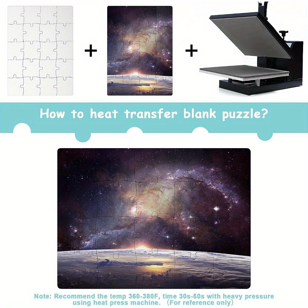 6pcs Sublimation Blank Puzzles - đánh giá và giá Puzzle Blank White