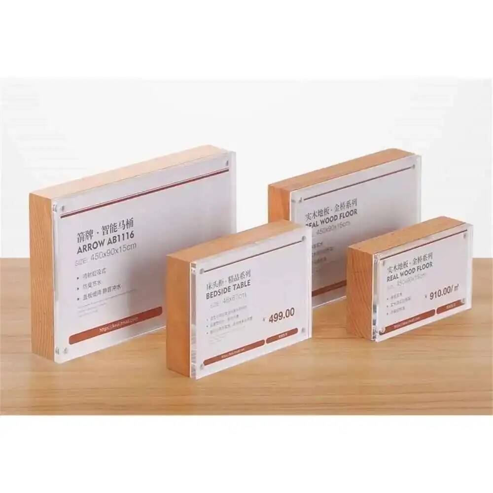 Desk Price Card Display Magnet - đánh giá và giá Photo Acrylic Block