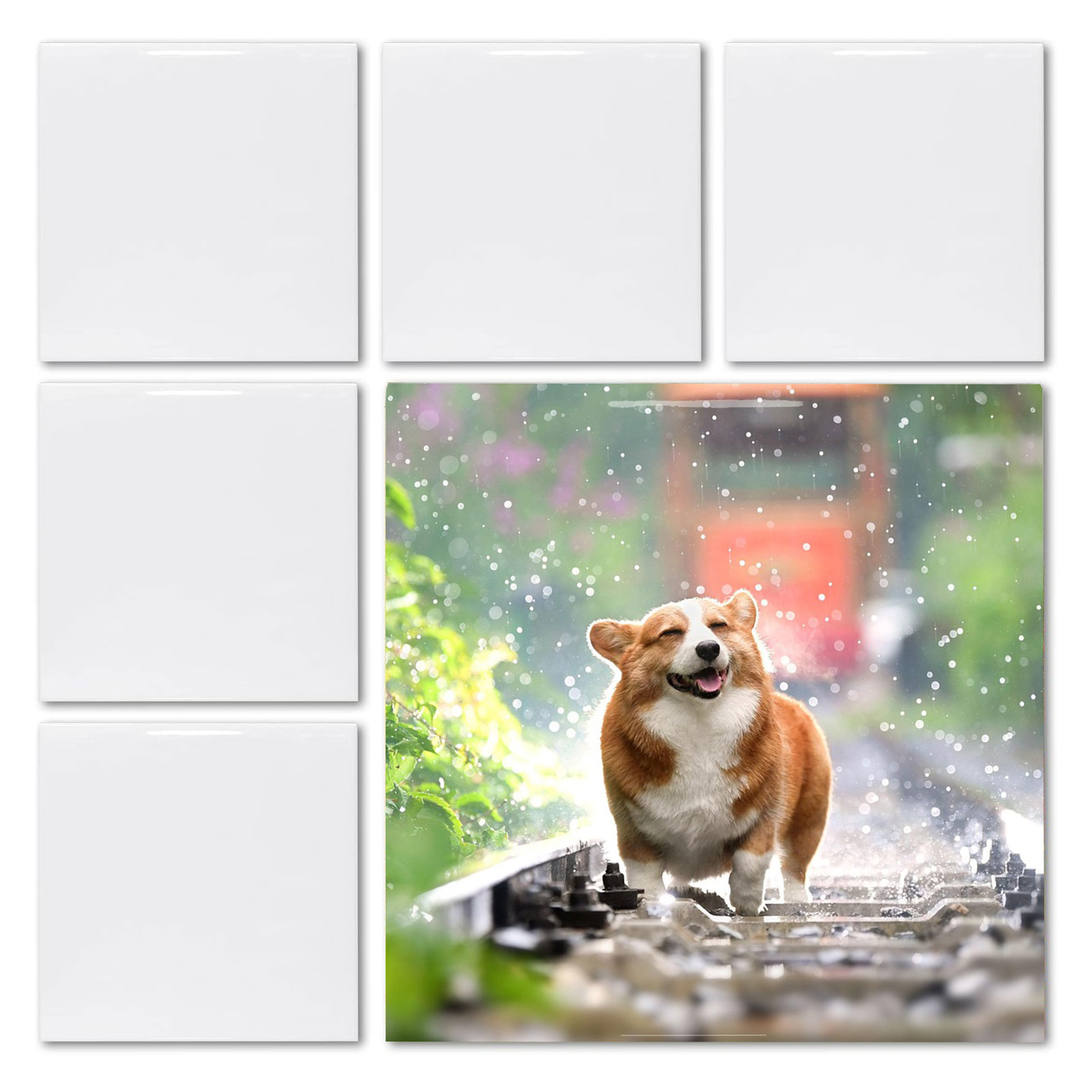 20pcs 4' X 4' Sublimation Blan - đánh giá và giá Ceramic Tile Blank