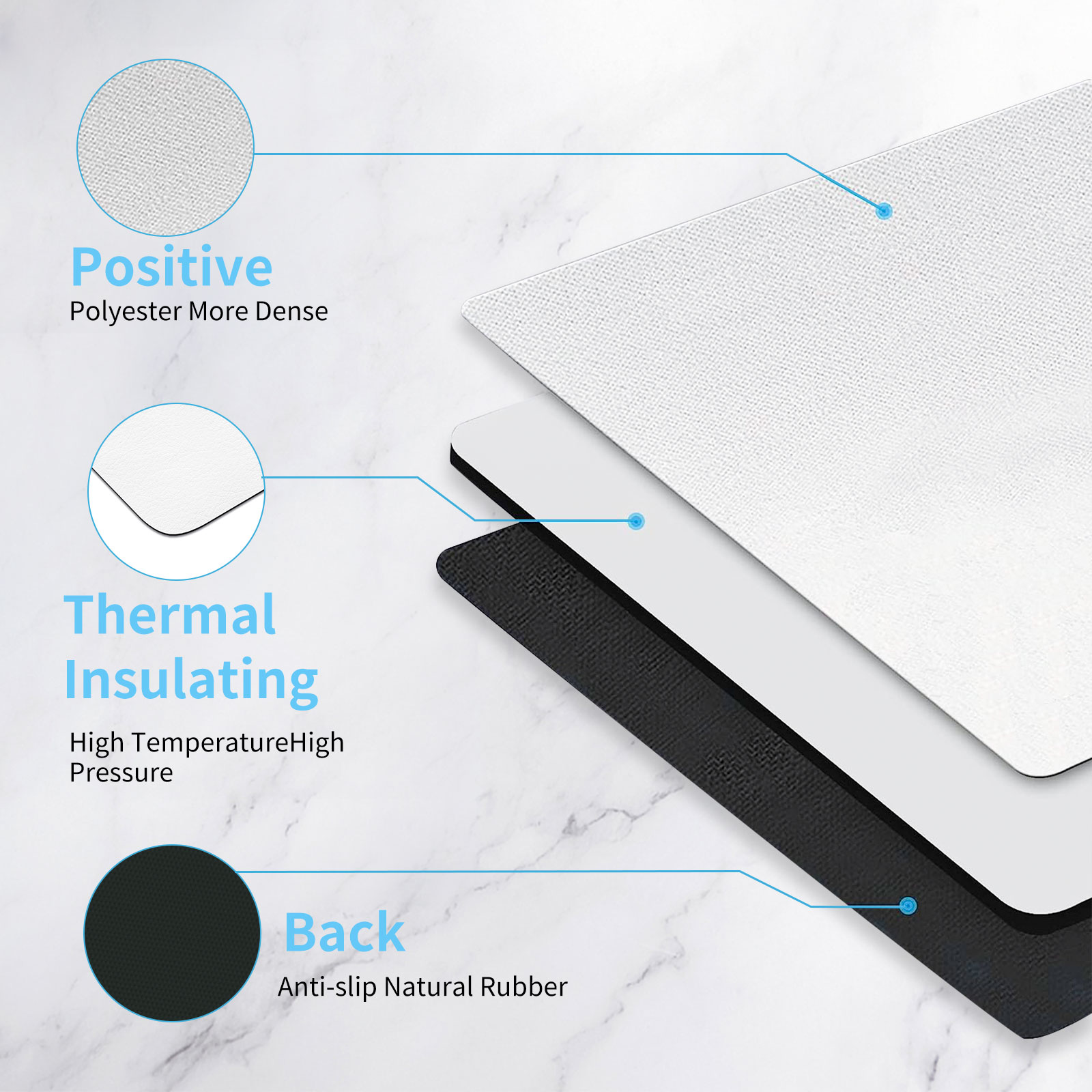 8pcs Sublimation Mouse Pad Bla - đánh giá và giá Mouse Pad Blank Sublimation