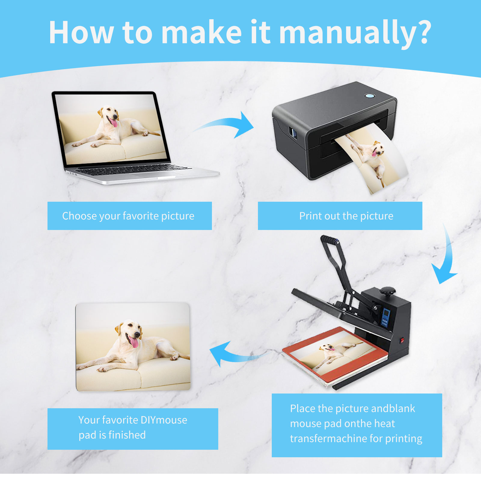 8pcs Sublimation Mouse Pad Bla - đánh giá và giá Mouse Pad Blank Sublimation