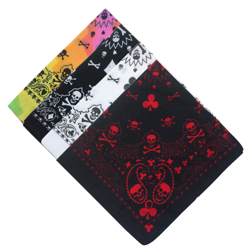 55Cm Trắng Đen Đỏ Đầu Lâu Xi H - đánh giá và giá Bandana Blank White
