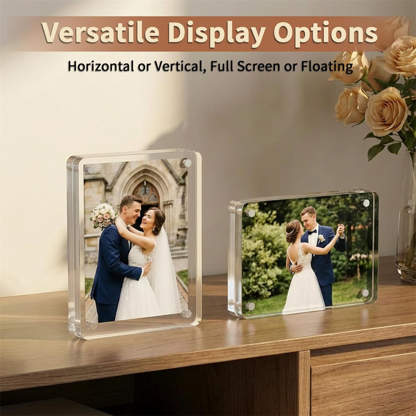 Acrylic Magnetic Photo Frame 2 - đánh giá và giá Photo Acrylic Block