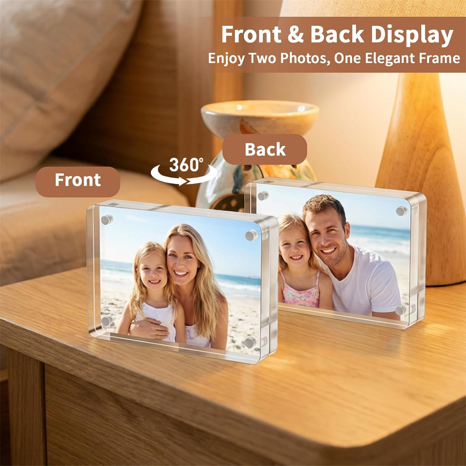 Acrylic Magnetic Photo Frame 2 - đánh giá và giá Photo Acrylic Block