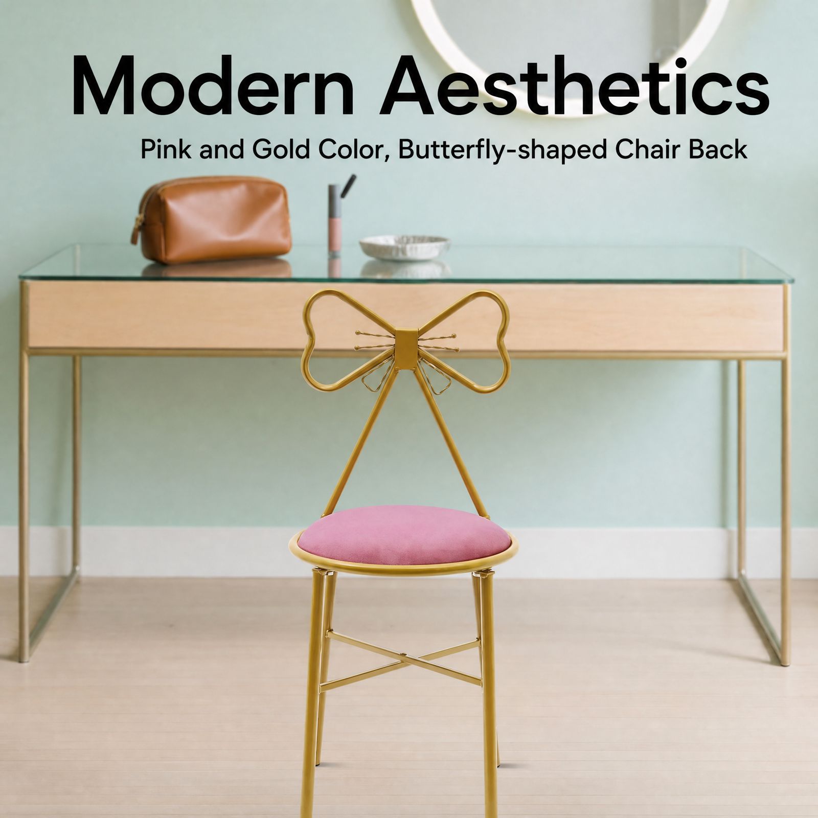 Pink Butterfly Backrest Vanity - đánh giá và giá Metal Photo Panel