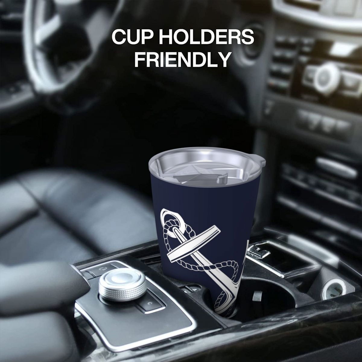 Anchor Nautical White & Navy S - đánh giá và giá Tumbler 20Oz White